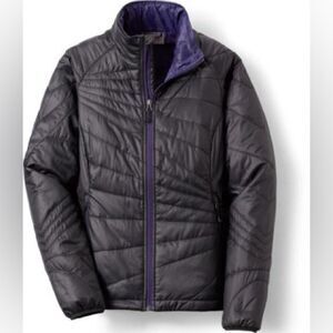 REI S Co-op Revelcloud Insulated‎ Black Puffer Jacket Outdoor Primaloft C48